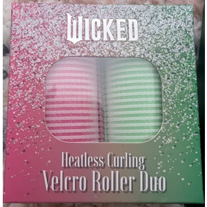 Wicked Heatless Curling Velcro Roller Duo (pink/green)