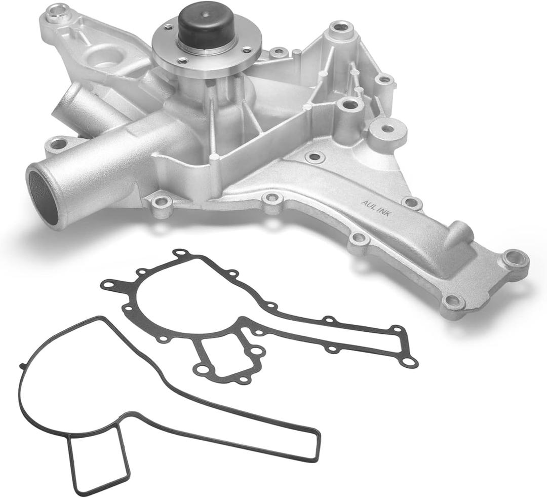 AW9379 Water Pump OE Replacement for Chrysler Crossfire, Mercedes-Benz C240 C280 C320 E320 E430 E500 ML320 ML350 SLK320, 2.6L 2.8L 3.2L 3.7L 4.3L 5.0L V6 V8 Engine