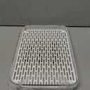 Seoneiro Whiskey Tray, Glass Cup Rack, Mug Holder, Coffee Cup Organizer, Bathroom Countertop with Drain Board Wine Glass Decorative Food Tray, Kitchen Spice Rack