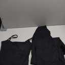 Womens Workout Sets Two Piece Spaghetti Straps U Back Crop Tank Top Matching High Waist Straight Wide Leg Leggings 2 Piece For Women Gym Yoga Active Wear Pilates Outfits Athletic Work Out Set Black S