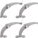 DOITOOL Adjustable Support Pull Rods 5.3 Inch Stainless Steel Telescopic Support Rods for Cabinet and Furniture Installation Set of 4