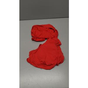 Tempt Me Women High Waisted Bikini Sets - Two Piece Tummy Control Swimsuits 2025 Ruffle Bathing Suit, M, Red