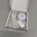 GiiHoo Smoke and Carbon Monoxide Detector Combo Powered by Battery, 2 in 1 CO & Smoke Alarm with LED Warning Light Indicators for Home, Travel, RV, Garage (1 Pack)