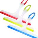 Shower Squeegee for Glass Doors, 3pcs Bathroom Squeegee for Shower Cleaner Squeegee, Window Cleaning Squeegee Glass Shower Door for Car Window Wiper Mirror Windshield