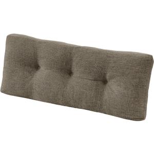 downluxe Indoor Bench Cushion for Indoor Furniture, Non-Slip Tufted Overstuffed Textured Foam Bench Seat Cushion, 36" X 14" X 4", Khaki, 1 Pack