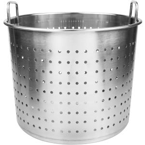 Hemoton Stock Pot Strainer Basket Insert Seafood Boil Pot Crawfish Crab Steamer Pot Stainless Steel Pasta Cooker for Home Restaurant Kitchen