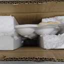 Mud Pie Easter Bunny Deviled Egg Platter and Serving Fork Set (White)