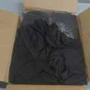 Fitted Round Table Covers 48 Inch-4 Pack Black Elastic Spandex Table Cloth-Small Stretch Folding Circle Tablecloths Topper Cap for Kitchen Dining Commercial Party Picnic Event Banquet Tables