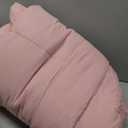 BedTreat Down Alternative Comforter Queen Duvet Insert with Corner Tabs, All Season Quilted Bed Comforter Box-Stitched Queen Comforter Pink，Machine Washable Microfiber Bedding