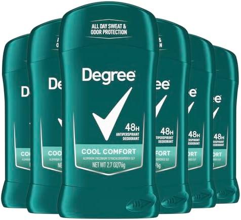 Degree Men Dry Protection Antiperspirant, Cool Comfort, 2.7 oz., Pack of 6