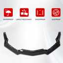 Gloss Black Front Bumper Lip Compatible with Corvette C8 2020-2026, Front Splitter Protector Body Kit