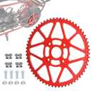 60T Mini Bike Sprocket 40/41/420 Chain Sprocket 40MM Bore for Coleman CT200U CT200U-EX BT200X Baja Warrior Heat Massimo MB200 KT196 Axis M200 212cc 196cc 6.5hp Powersports Mini Bike Parts Red