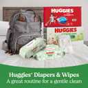 Huggies Natural Care Sensitive Baby Wipes, Hypoallergenic, 99% Purified Water, 3 Refill Packs (624 Wipes Total)