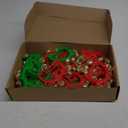 Hiboom 24 Pcs Christmas Hand Bells Jingle Bells Hand Held Noise Makers Party Favors Rhythm Musical Instruments for Adults Holiday Decoration