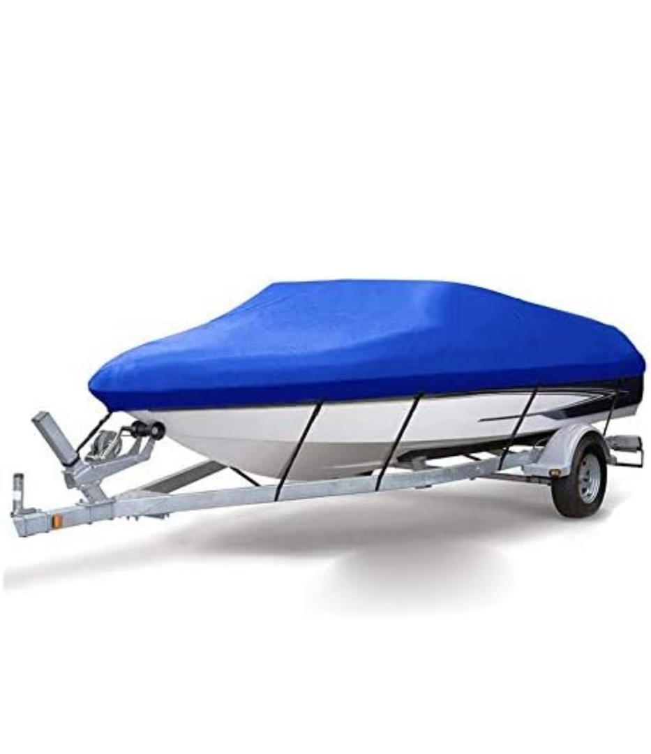 21-24FT 600D Extra Heavy Duty Waterproof Boat Speedboat V-Hull Cover Protector