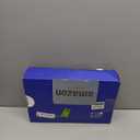 MIULEE Set of 2 Waffle Bathroom Rugs, Boho Bath Rugs Non Slip Washable, Super Absorbent Bath Mats, Ultra Soft Rubber Backed Shower Mats for Bathroom Floor, Tub and Shower, Blue, 18x30 Inch