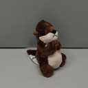 Cute Weighted Otter Stuffed Animal, 7.5" Adorable River Otter Plush Standing Prayer Toy Fluffy Soft Kawaii Plushy Home Decor Birthday Gift for Boys Girls Kids Teens Adults (Brown, 19cm)