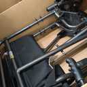 Drive Medical Lightweight Folding Transport Wheelchair - Reliable Mobility Support - Durable Steel Frame - Swing-Away Footrests - Compact Travel Design - Silver