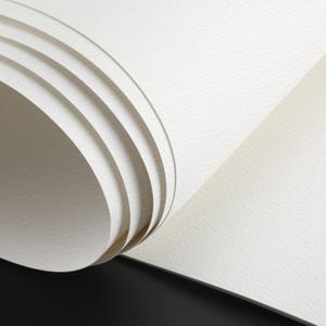 Kisston 10 Sheets Large Watercolor Paper 18 x 24 Inches 140 Lb/300 GSM Cotton Drawing Paper Rough Texture White Blank Painting Paper for DIY Craft Activities Artists Drawing Supplies