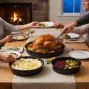 3-Pack Enamel Roasting Pan Set Round Deep Baking Pans Oven Trays10"/12"/14" Cake Pans High Performance Non-Toxic Pizza Pan Cookie Baking Sheets Oven Trays For Cooking Merry Christmas Gift for Mom, 10.24/12.6/14inch