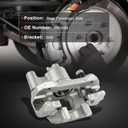cciyu Rear Right Brake Caliper Assembly w/Bracket 19B2684 2002 2003 For Lexus For ES300,2004 2005 2006 For Lexus For ES330,2002 2003 2004 2005 2006 For Toyota For Camry