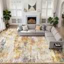 Large Area Rugs 12x15: Washable Abstract Modern Soft Rug Stain Resistant Indoor Floor Non Slip Accent Carpet for Living Room Bedroom Nursery Playroom Dining Room Office Dorm Home House- Colorful