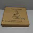 4 Tier Round Cupcake Stand,  Item dimensions L x W x H 33.5 x 33.5 x 52.8 centimeters, Clear