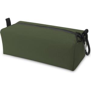 Small Toiletry Bag for Men, Travel Bag Waterproof and Foldable for Storage Mini Toiletry Bag Equipped With Carabiner for Easy Portability (army green)