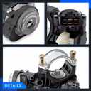 81910-B2100 Ignition Lock Switch Assembly with Keys Compatible with Kia Soul Soul EV 2014-2019, Ignition Lock Cylinder with Housing Replace# 81910B2100, 81450-34190, 81905-B2110