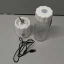 COKUNST Portable Blender, Small Smoothie & Shake Maker with LED Display, 17 oz (500ml) Personal Blender with 6 Blades, USB C Rechargeable Juice Mixer with Extra Lid for Travel, Office Gym Home, White