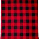 Heating Pad Replacement Cover, Fits 12 X 15 Electric Heating Pads Cotton (Red and Black)