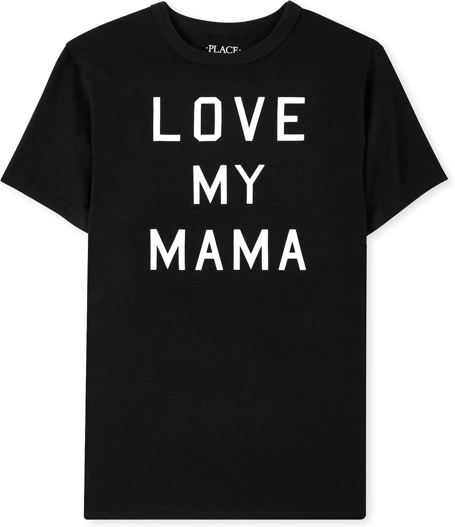 The Children's Place Boys Italia Graphic Tee (Black, S)