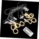 USB Powered Curtain String Light with Remote LED Copper Wire Decorative Decor Party Indoor Warm Lighting for Bedroom Dorm Holiday Festivities