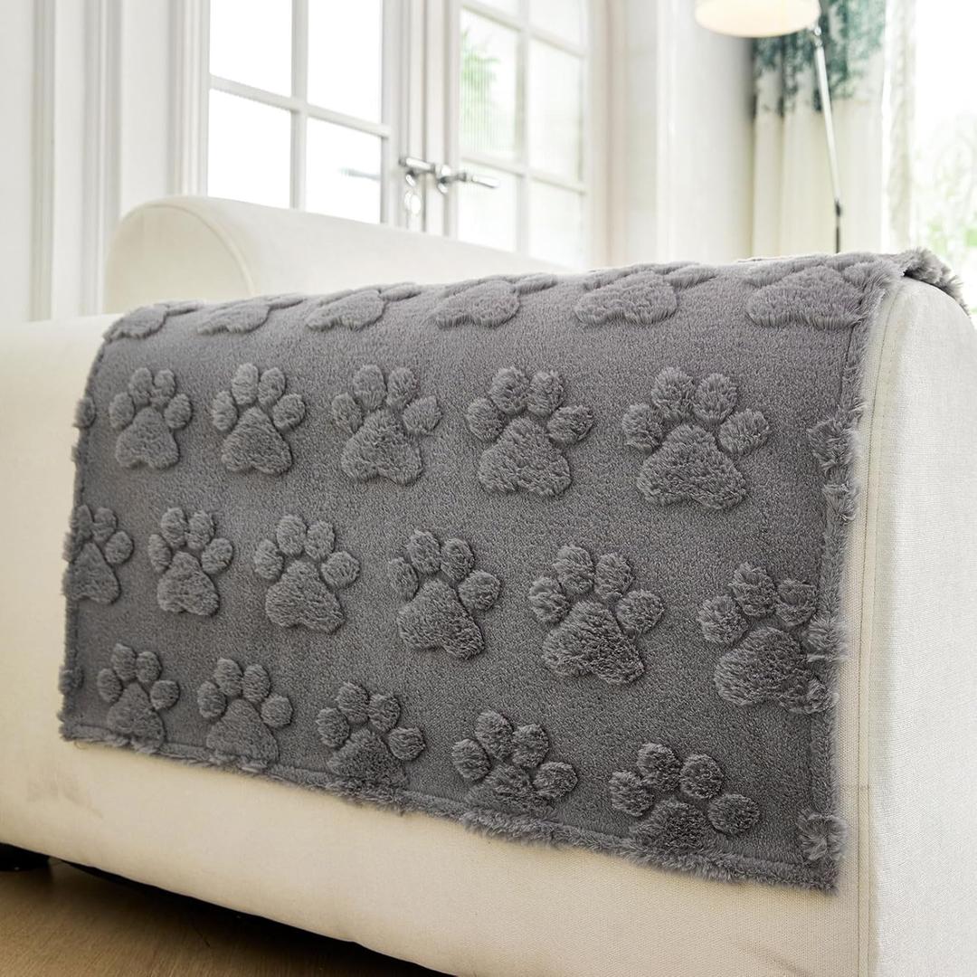 Waterproof Couch Cover for Dogs Non-Slip Pet Couch Covers for Sectional Sofa, Thick Soft Washable Sofa Covers for 3 Cushion Couch Sofa Pet Friendly (Grey, 23 * 23)