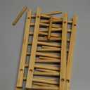 Countertop Dish Drying Rack Multi-Function Slot Bamboo Plate Organizer for Kitchen Vertical Bowl Drying Rack Efficient Drainage for Compact Spaces