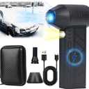 Snow Whiz Turbo Blower,Snow Whiz Turbo Blower with Led,Mini Turbo Snow Blower for Car,3 Gear Adjustable Super Power Turbo Breeze Electric Blow,Snow Remover for Cars,Home,Keyboard,Computer