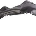 TRQ Front Right Inner Fender Liner Black Passenger Side Compatible with 2013-2018 Toyota Avalon TO1249177