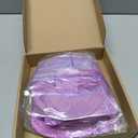 Pre-strung Felt Older Wiser Hotter Banner - No DIY - Purple Glitter Happy Birthday Party Decorations - No Assembly on 7.2 ft Strands - Reusable Birthday Party Garland for Men & Women