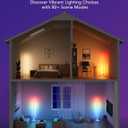 Govee Floor Lamp 2, RGBIC, Warm Cool White LED,Compatible with SmartThings, Matter, Alexa, 1725lm, Music Sync, Scene Modes, Smart Floor Lamp for Living Room, Bedroom, Silver(1 Pack)