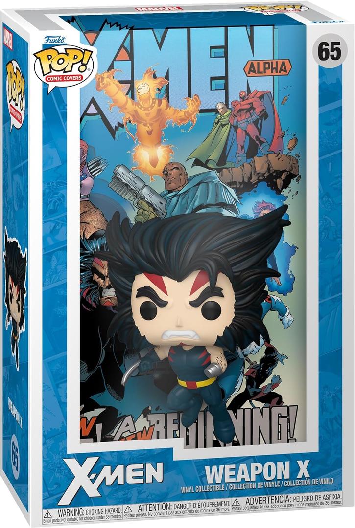 Funko Pop Comic Cover: Marvel - X-Men Age of Apocalypse - Weapon X - Marvel Comics - Collectable Vinyl Figure - Gift Idea - Official Merchandise - Toys for Kids & Adults