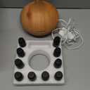 InnoGear Aromatherapy Diffuser & 10 Essential Oils Set, 400ml Diffuser Ultrasonic Diffuser Cool Mist Humidifier with 4 Timers 7 Colors Light Waterless Auto Off for Large Room Office, Yellow Wood Grain