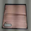 MONASAY Wallet Case Compatible for Galaxy S23 5G,[RFID Blocking] Flip Folio Leather Cell Phone Cover with Credit Card Holder, 6.1 inch, Rosegold