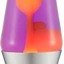 The Original Lava Lamp - Large 52oz 16.3 - Vivid Twilight - Classic Liquid Motion Lamp - Orange Lava and Purple Liquid 