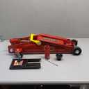 BIG RED T83006 Torin Hydraulic Trolley Service/Floor Jack with Extra Saddle (Fits: SUVs and Extended Height Trucks): 3 Ton (6,000 lb) Capacity, Red