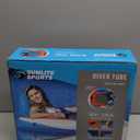 2025 New & Upgraded Sunlite Sports Heavy Duty River Tube Inflatable, Premium Water Float to Lounge Above Lake and River, Outdoor Water Raft Sport Fun, Recreational Use (2) Orange Sunshine Adult Large)