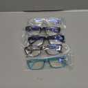Gaoye Professional Reading Glasses for All Day - Computer Readers with Blue Light Protection - Value Pack (A1-5 Pack Mix Color), +3.0 