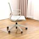 Clear PVC Office Chair Mat Rectangular Floor Protector Mat 1.5mm Thick Non-Slip Protector Mat for Personal Home Office Floor&Carpet Protection Plastic Floor Mat(Transparent,70 cm  100 cm 28'' x 39''