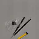 for DJI Mini 3 Pro Gimbal Shock Absorption Rubber Replacement for DJI Mini 3 Damper Rubber Gimbal Camera Shock Absorber Cushion Drones Accessories Parts with Tools (1 Pair) Extended (Black-Long)