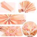 SUNBEAUTY Large Paper Flowers Decorations 4PCS 20'' Pink Orange Giant Paper Flowers Large Crepe Tissue Flower Decorations for Girls Women Birthday Baby Shower Spring Summer Wedding Wall Decor