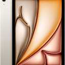 Apple iPad Air 11-inch with M3 chip Built for Apple Intelligence, Liquid Retina Display, 128GB, 12MP Front/Back Camera, Wi-Fi 6E, Touch ID, All-Day Battery Life  Starlight